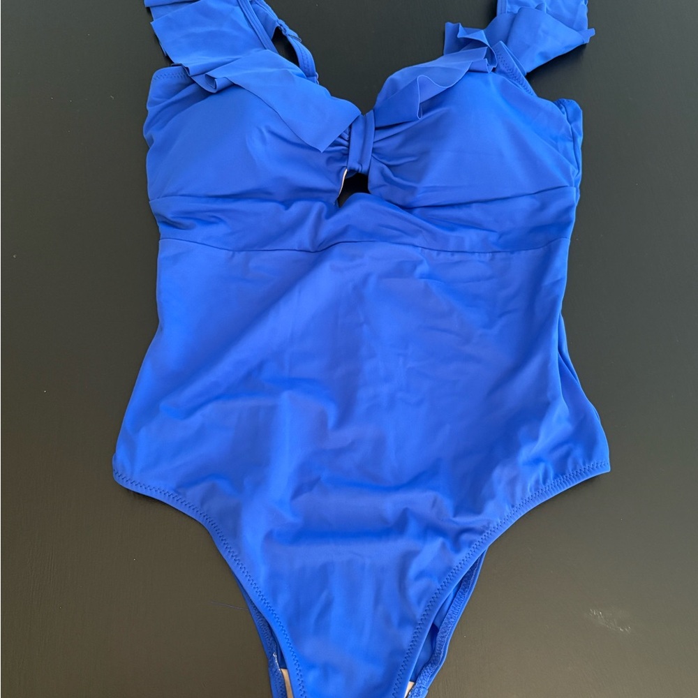 Pour Moi women’s XXL cobalt blue swimsuit with padding no wire